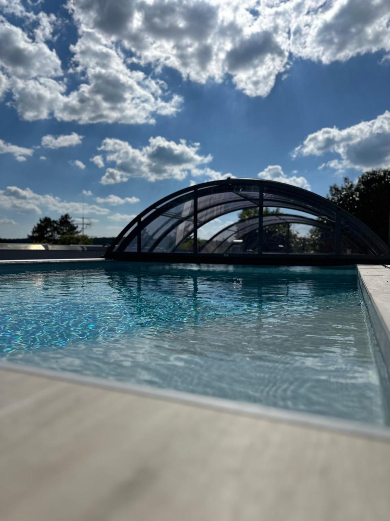 Ferienwohnung Schlossblick - 4 Sterne Sauna Pool Whirlpool Exklusiv ブラウンフェルス エクステリア 写真